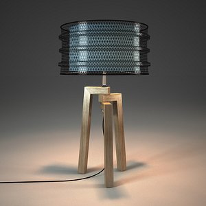 3d kare design wire tripod model
