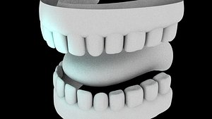 3D mouth teeth model