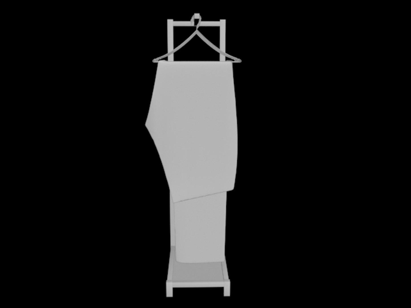 Pants trousers jeans rack model - TurboSquid 1463049