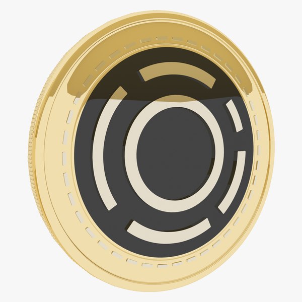3D model Aion Cryptocurrency Gold Coin