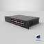 Desktop Network Switch 16 Ports Blue