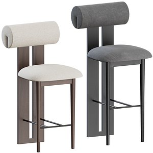 Hippo Counter and Bar Chair by Norr11 3D model