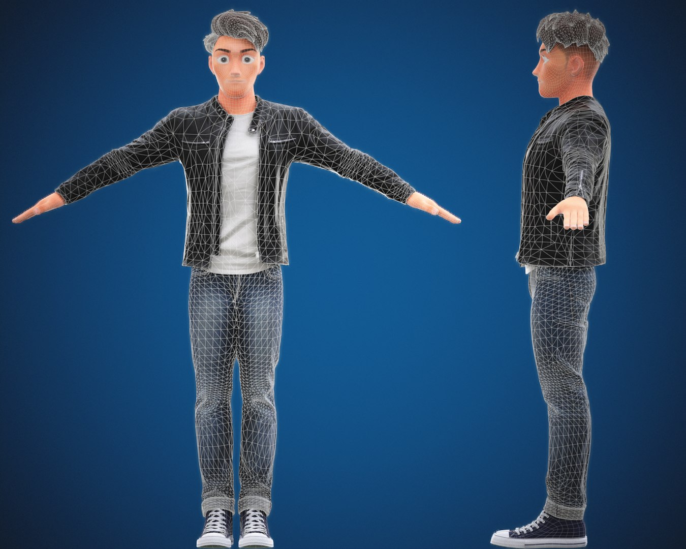 3D Game Stylized Cartoon Young Boy 3d Model - TurboSquid 2205328
