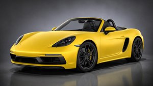 Porsche Boxster GTS 2015 3D Model model