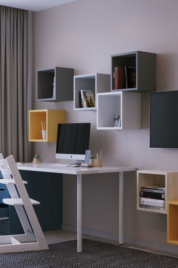 3D Nursery Interior Design Scene - TurboSquid 1499015