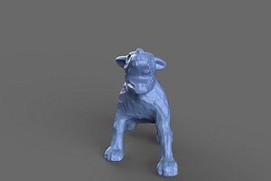 zombie dog miniature 3D model