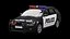 Modern Police Estate Patrol Car
