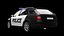 Modern Police Estate Patrol Car