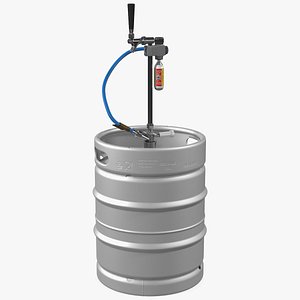Beer Keg 50L with Leland CO2 Picnic Tap