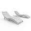 3D Sun Lounger 14