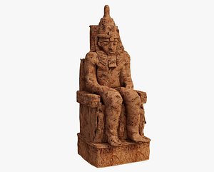 Abu Simbel Statue 3D
