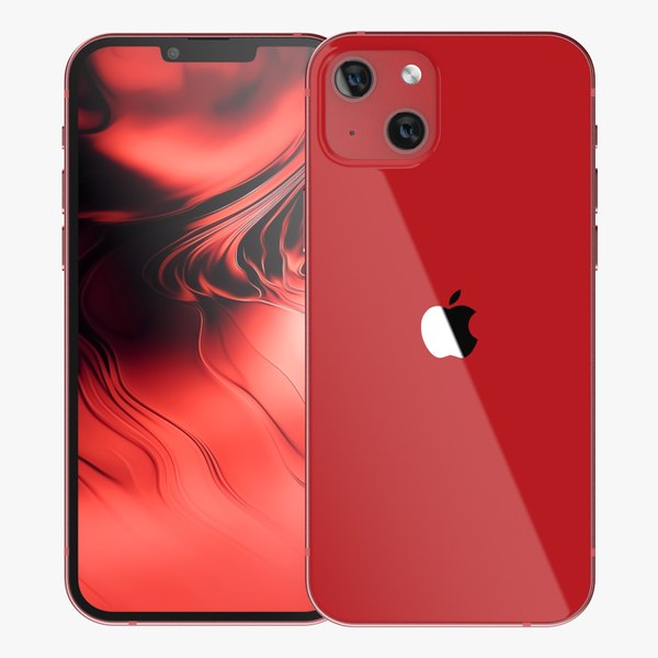 3D model Apple iPhone 13 Red TurboSquid 1739123