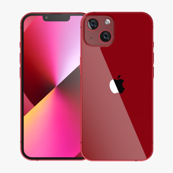 3D model Apple iPhone 13 Red