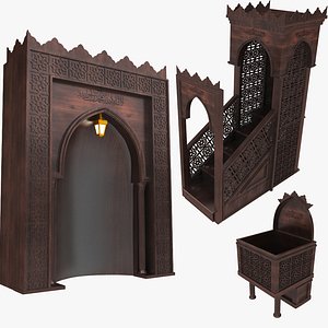 Mosque Interior Element Collection