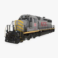 Locomotive SD40-2 KCS