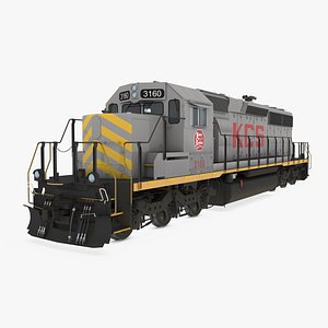 Locomotive SD40-2 KCS