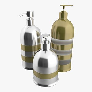 3d liquid soap model