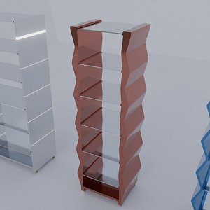 Designer shelves 3D model