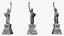 Statue of Liberty Silver Figurine