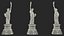 Statue of Liberty Silver Figurine