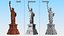 Statue of Liberty Silver Figurine