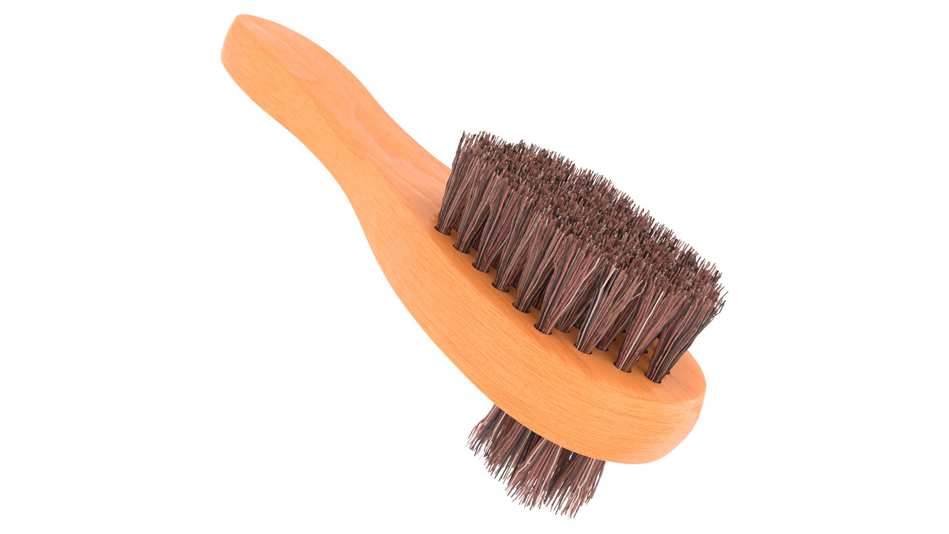 Double Sided Shoe Brush 3D model preview