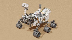 Curiosity rover 3D