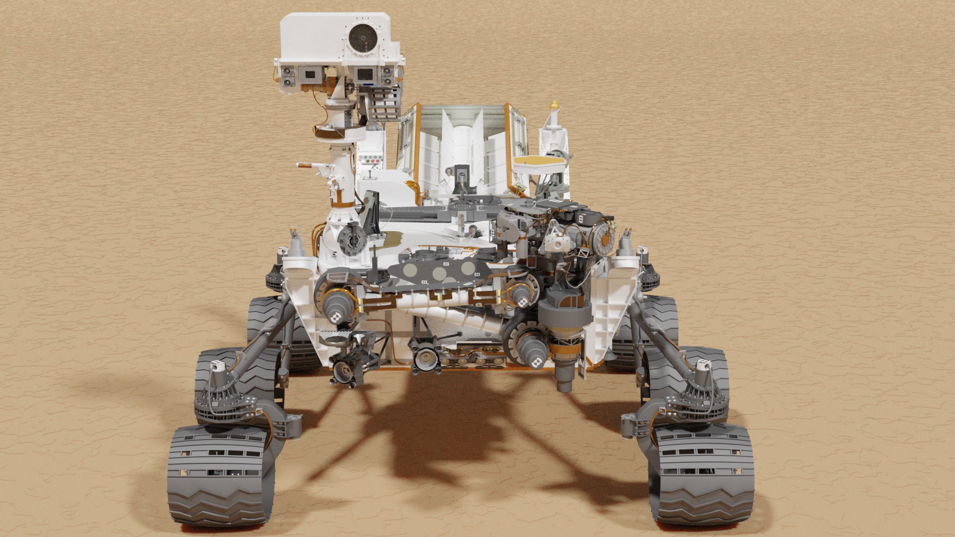 Curiosity rover 3D - TurboSquid 1788771