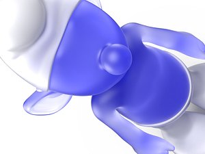 smurf candy sweet 3D