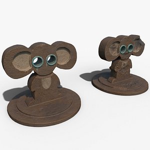 Cheburashka Sculpture 3D model