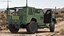 Camión militar Oshkosh L-ATV verde, preparado para Cinema 4D.