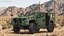 Camión militar Oshkosh L-ATV verde, preparado para Cinema 4D.