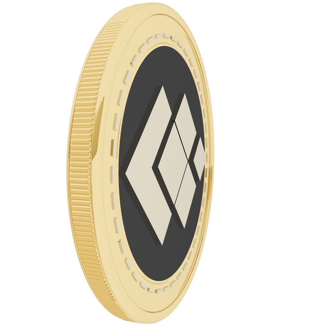 3D Blocktrade Cryptocurrency Gold Coin Model - TurboSquid 1783297