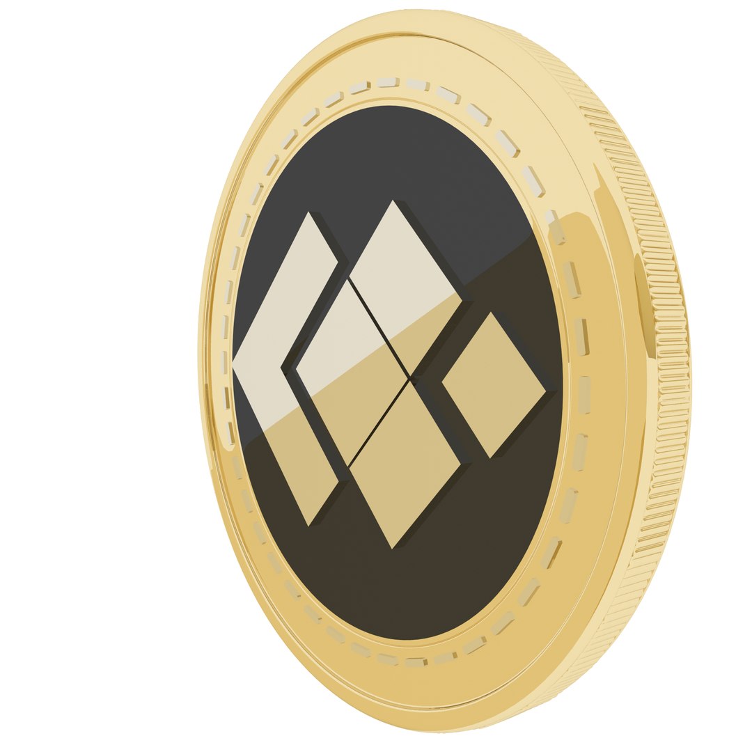 3D Blocktrade Cryptocurrency Gold Coin Model - TurboSquid 1783297