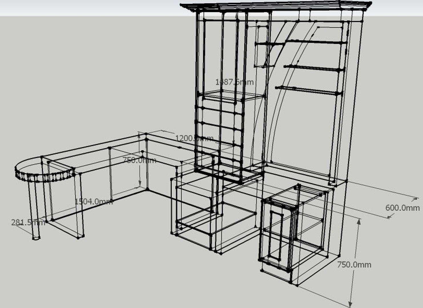 Desk Study 3D Model - TurboSquid 1617498