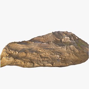 Icelandic Volcano Mountain  -  3D PBR Model