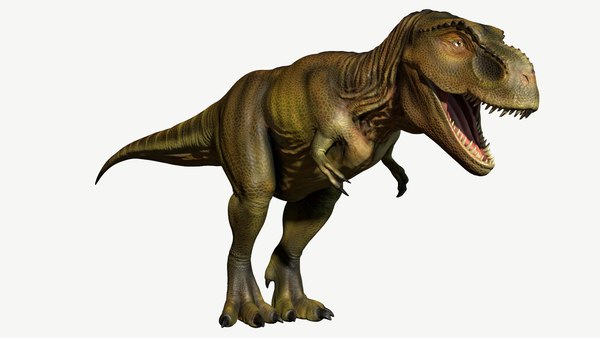 Desenho animado Tiranossauro T-Rex 1 Modelo 3D - TurboSquid 2100262