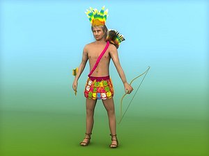 archer 3d model