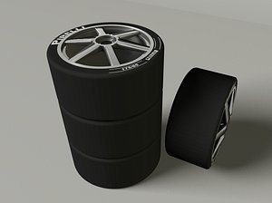 3d model racing tires