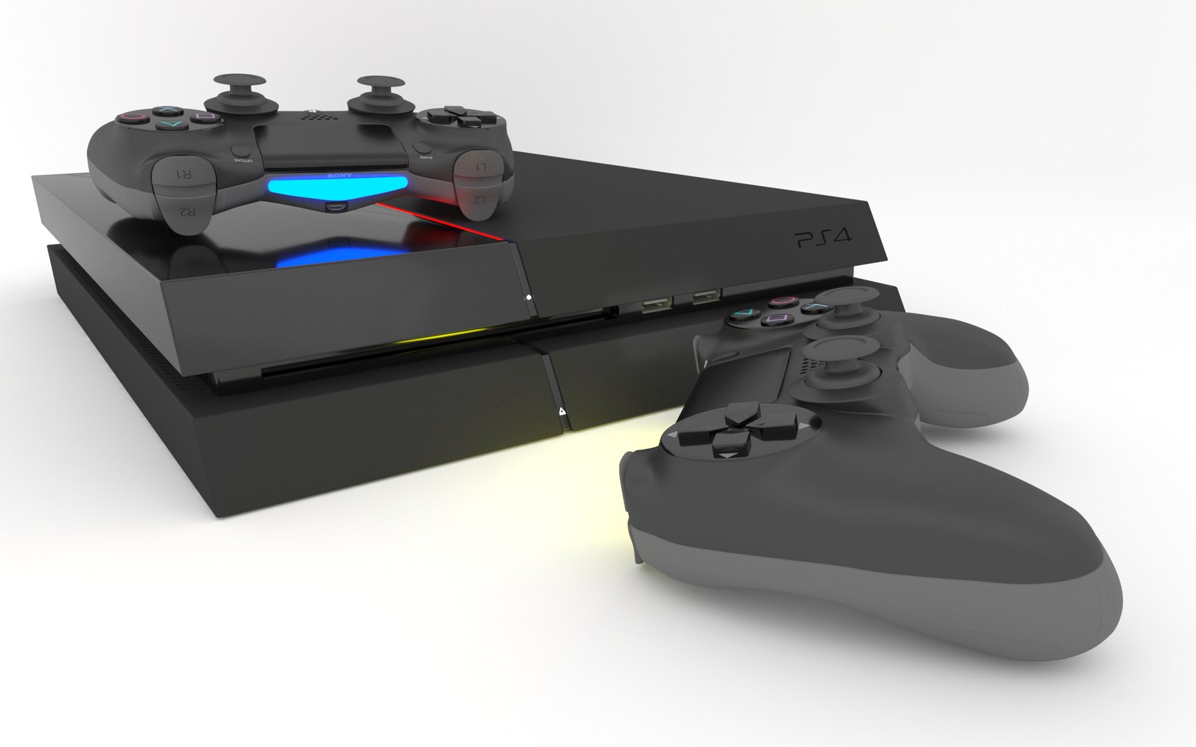 xbox one playstation 4 3d