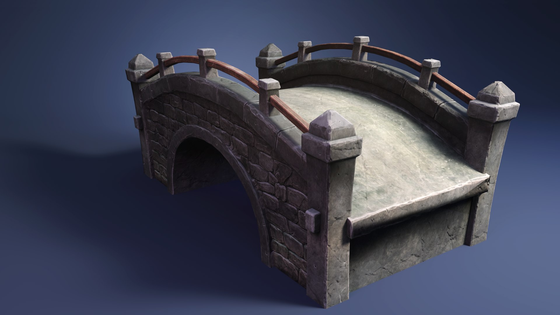 Stylized Stone Bridge 3D - TurboSquid 1877497