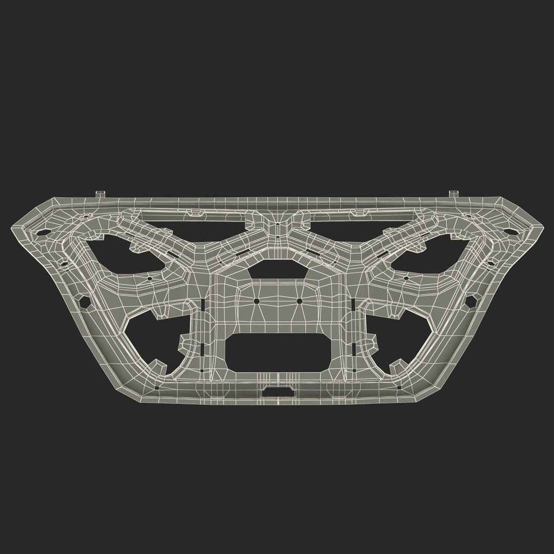 car trunk frame 3d 3ds