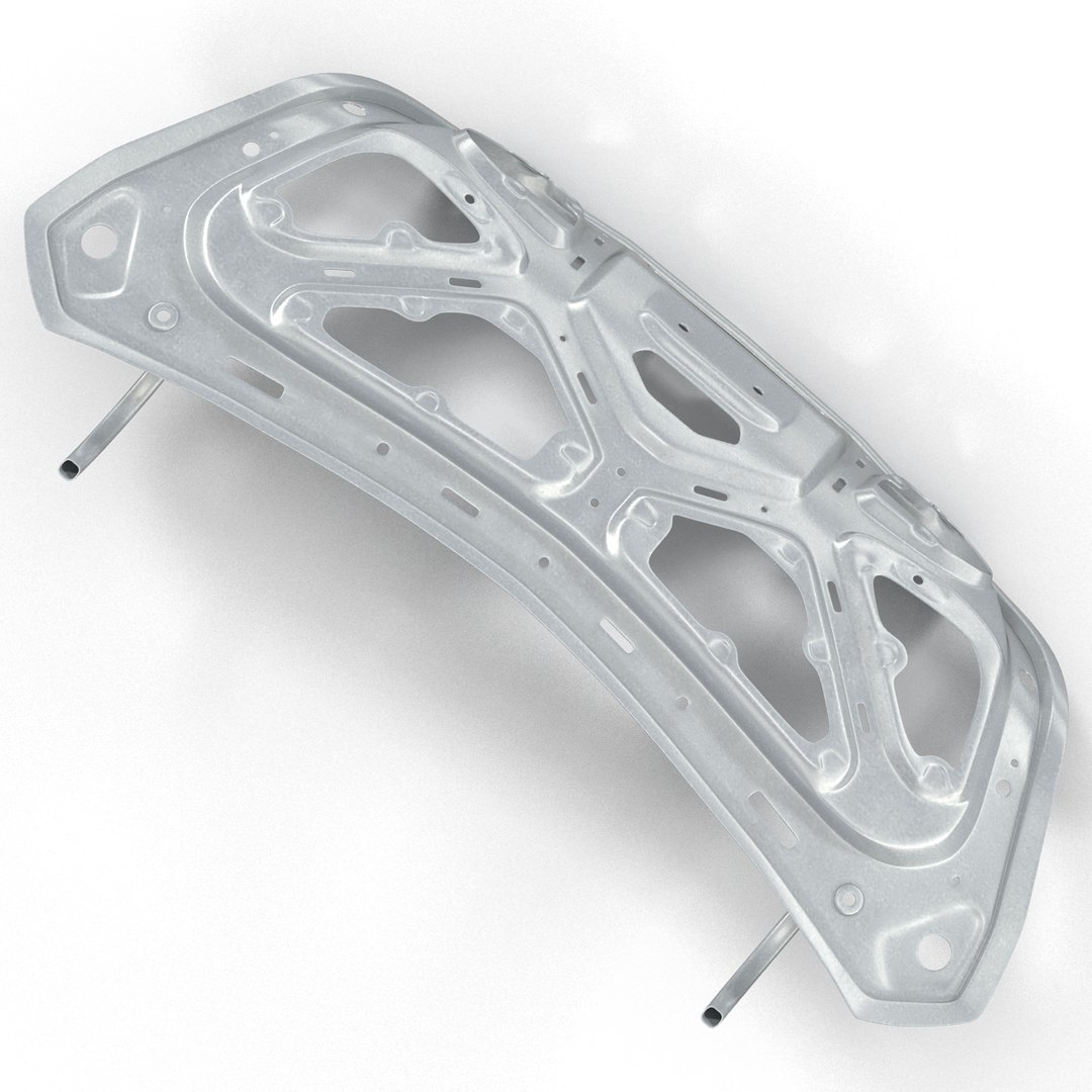car trunk frame 3d 3ds