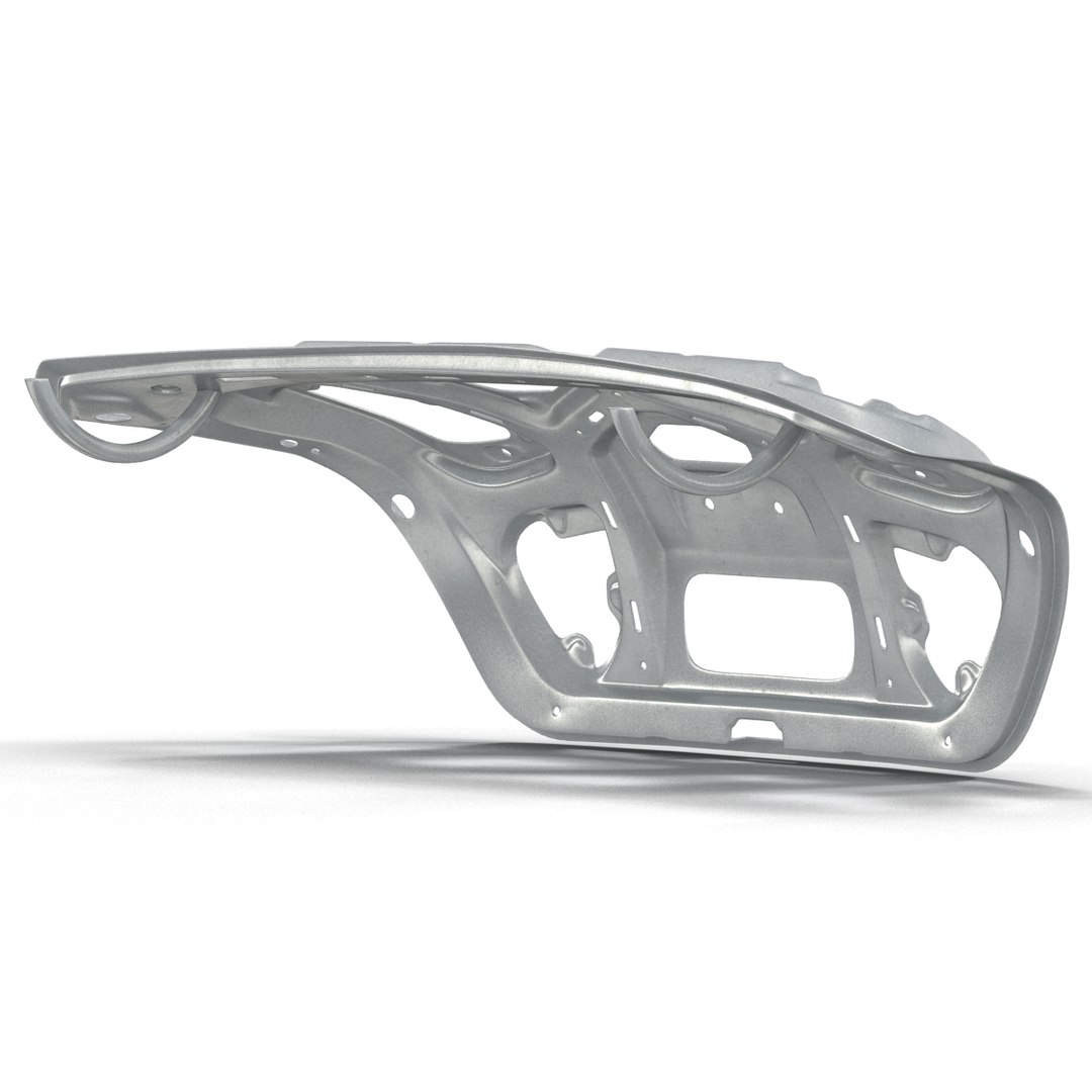 car trunk frame 3d 3ds
