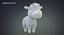 3D cartoon farm animals pack