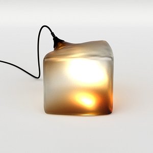3D cubo lamp model