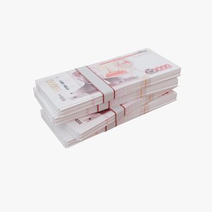 3D 50000 Lao Kip LAK model