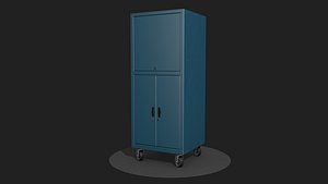 3D Garage Hand Tool Storage Cabinet