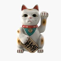 Maneki Neko Japan Cat PBR