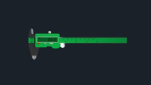 Digital Caliper CAD Model